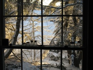 winter preparation includes sealing windows