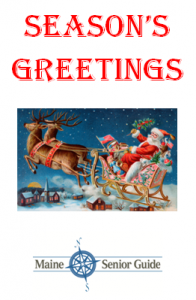 holiday greetings from Maine Senior Guide