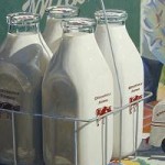 glass refillable milk bottles