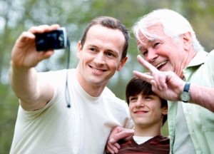 filial responsibility connects grandfather, son and grandson