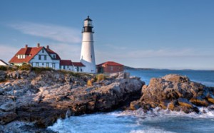 Portland Head Light shines on Portland, Maine, best place to live for empty nesters, according to Kiplingers