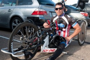 Dempsey Challenge paralympian Matt Updike, handcycle champion