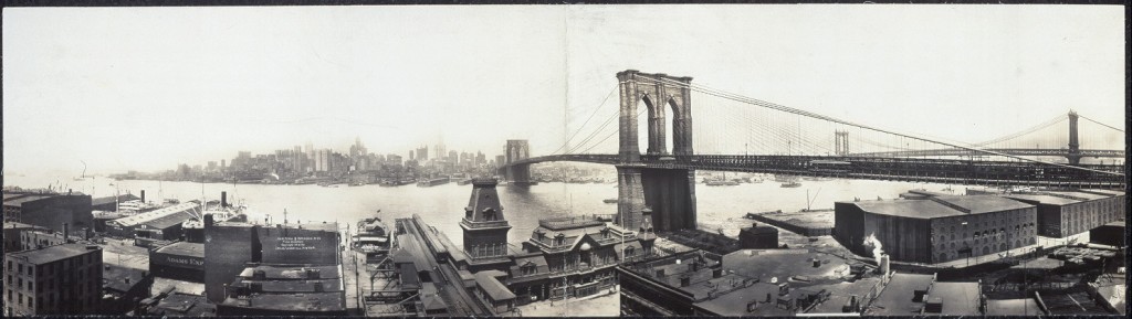 Who built the Brooklyn Bridge?